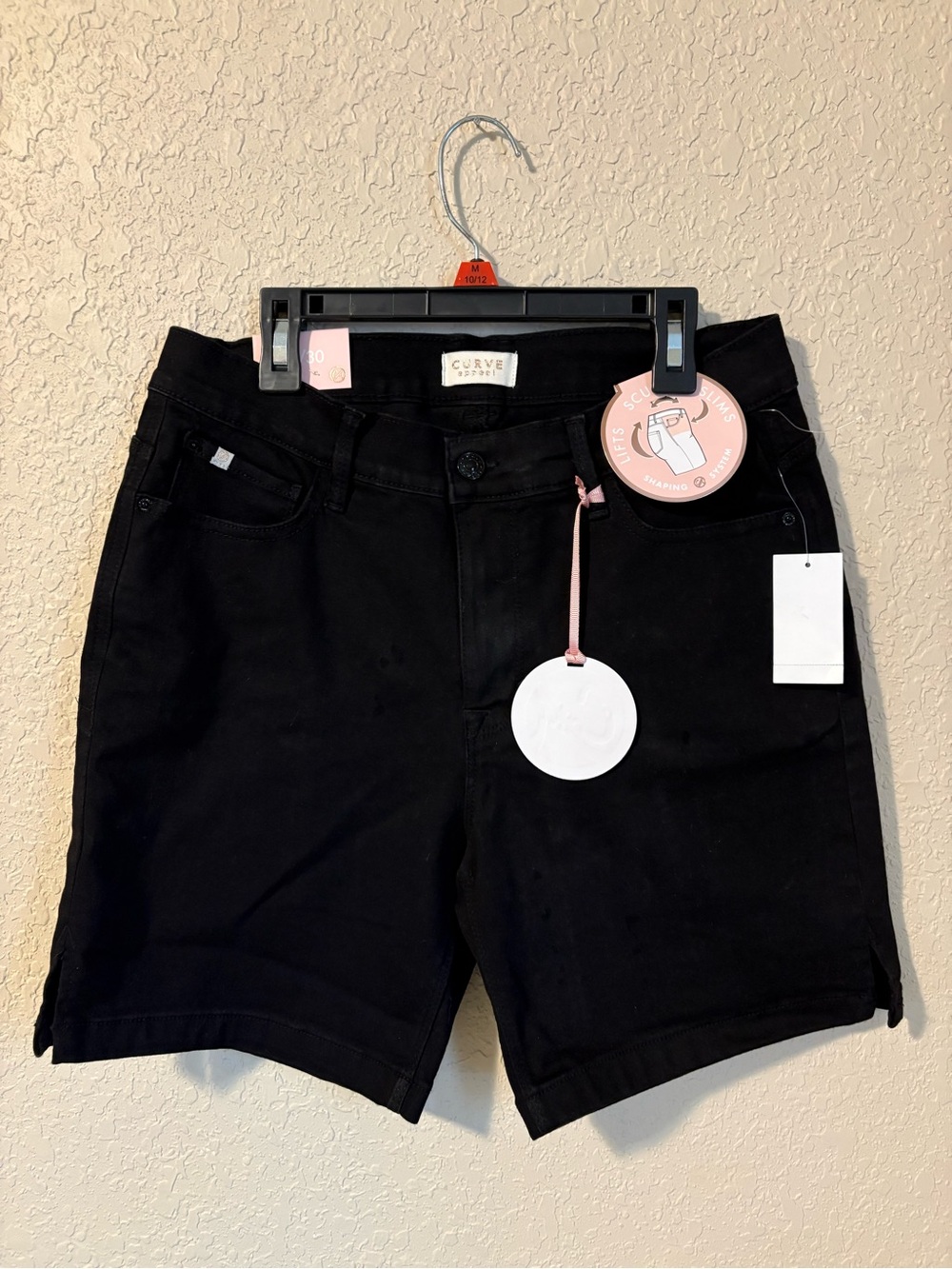 NWT Curve Appeal Black Shorts